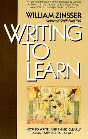 Writing to learn (Paperback, 1989, Harper & Row)