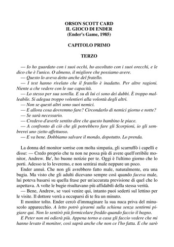 Il gioco di Ender (Italian language, 2005, Nord)